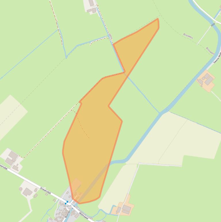 Kaart van postcodegebied 8641WZ.