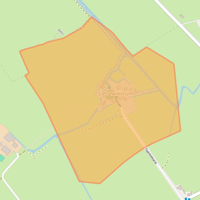 Kaart van postcodegebied 8642WG.