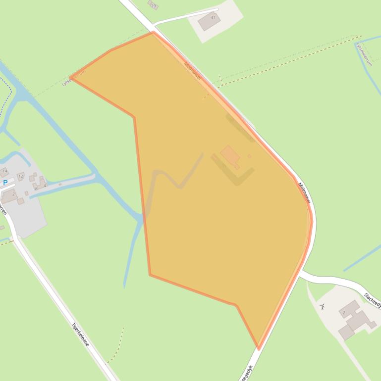 Kaart van postcodegebied 8642WJ.