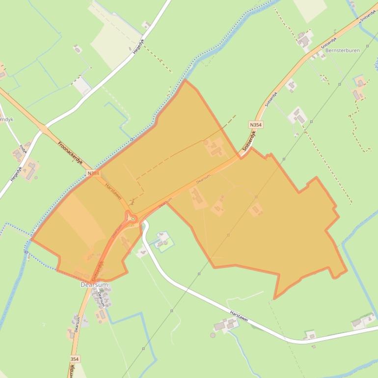 Kaart van postcodegebied 8644VR.