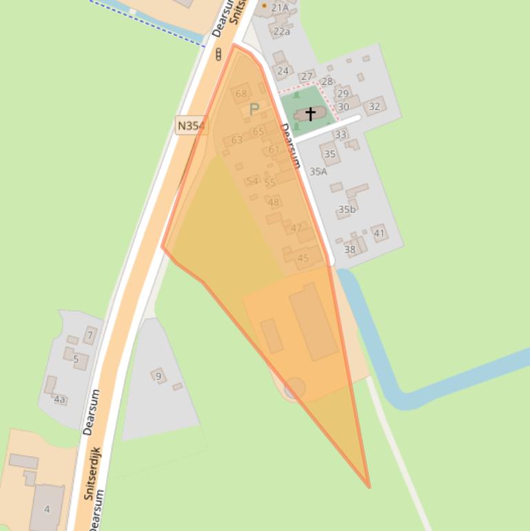 Kaart van postcodegebied 8644VT.