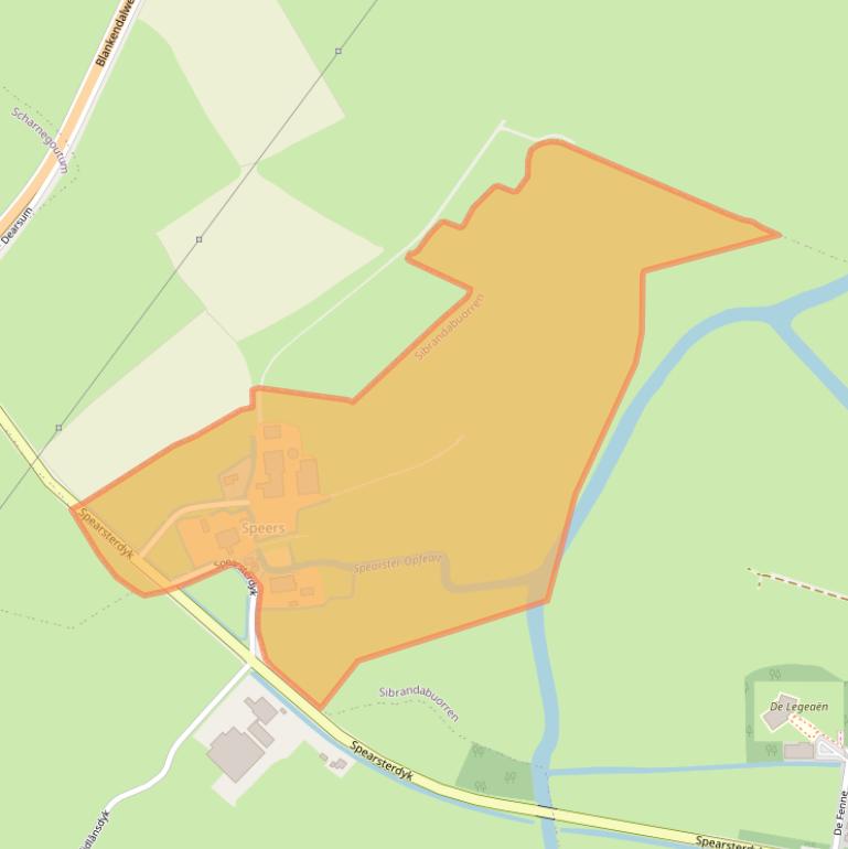 Kaart van postcodegebied 8647ET.