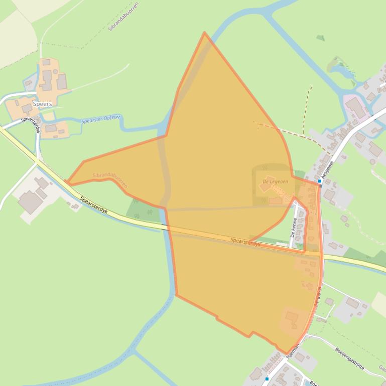 Kaart van postcodegebied 8647SG.