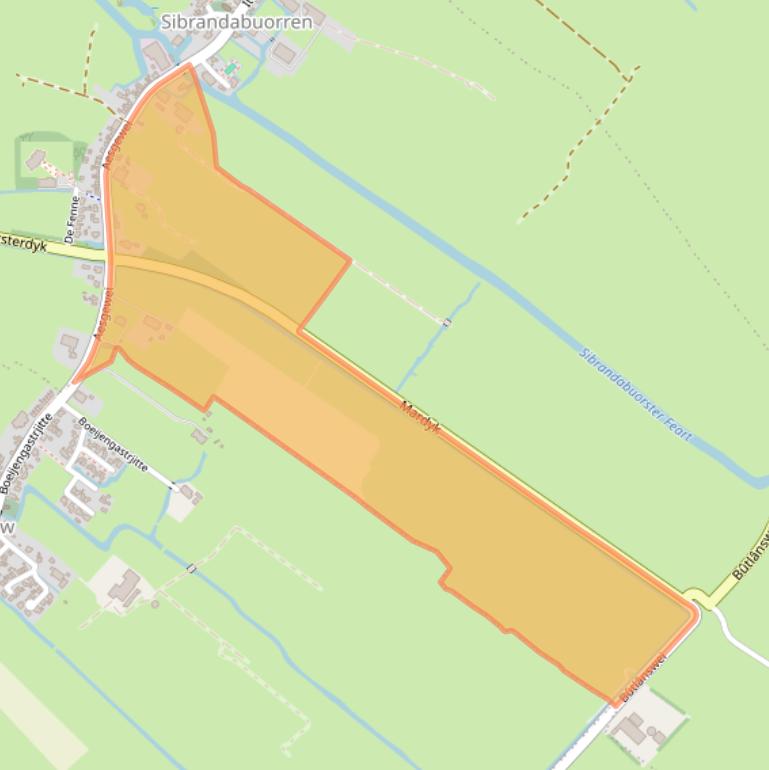 Kaart van postcodegebied 8647SH.