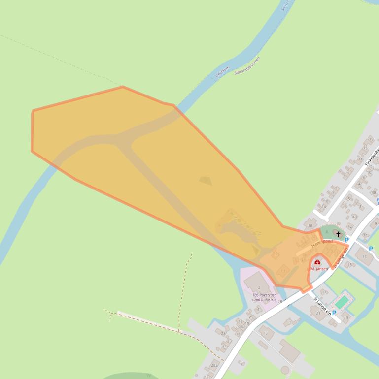 Kaart van postcodegebied 8647SJ.