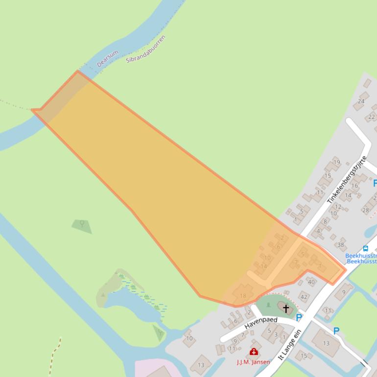 Kaart van postcodegebied 8647SM.