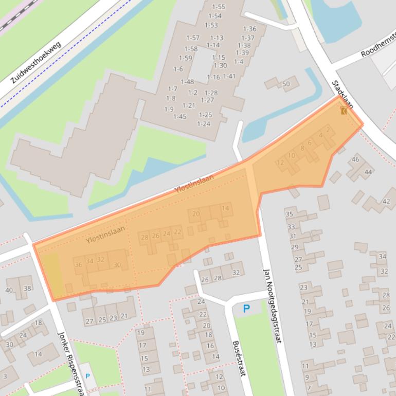 Kaart van postcodegebied 8651AT.