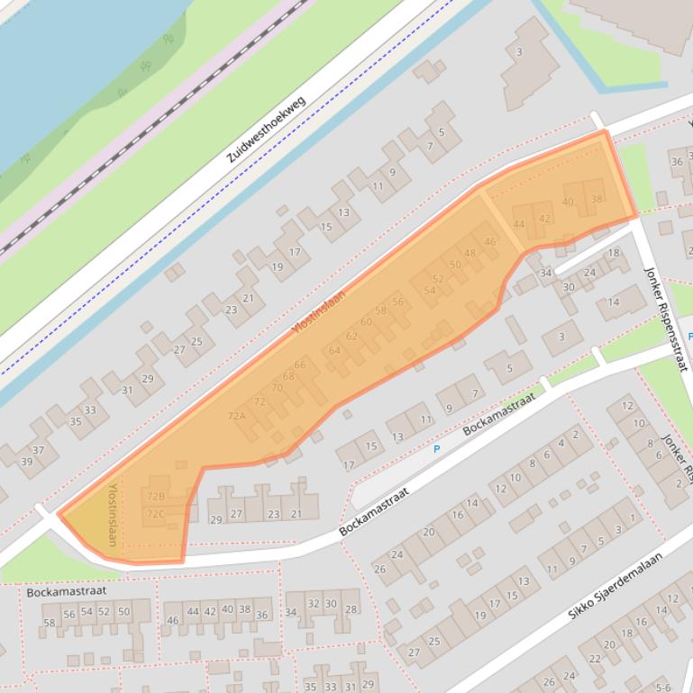 Kaart van postcodegebied 8651AV.