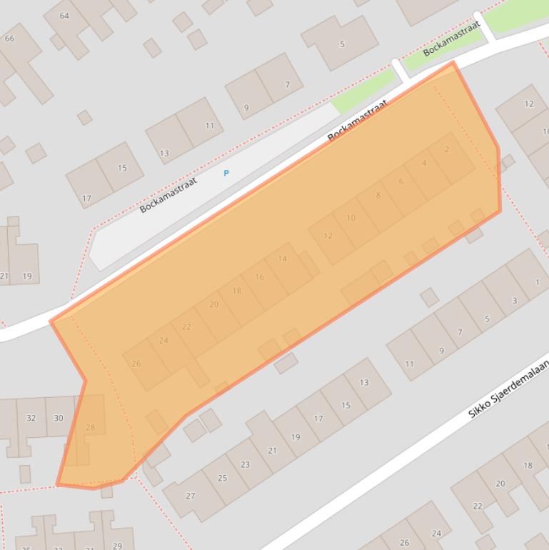 Kaart van postcodegebied 8651BE.