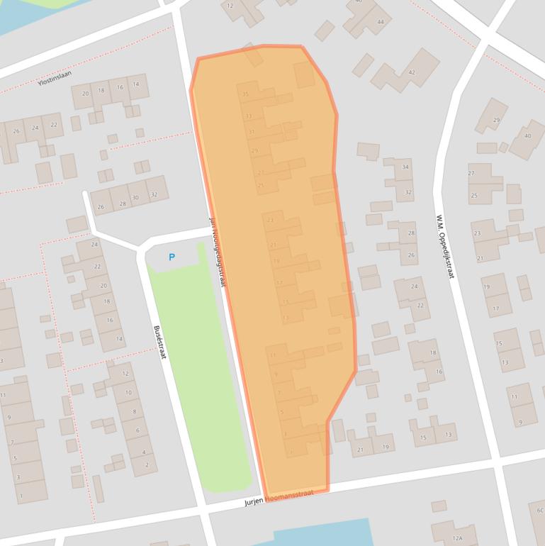 Kaart van postcodegebied 8651BL.