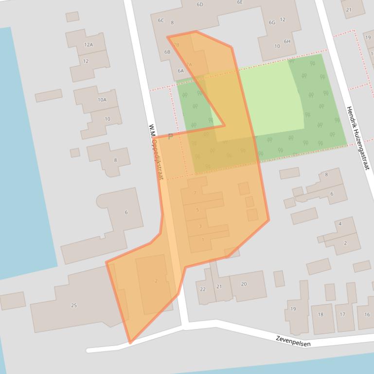 Kaart van postcodegebied 8651BM.