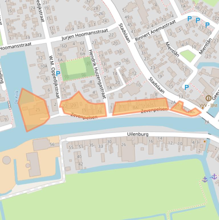 Kaart van postcodegebied 8651BT.