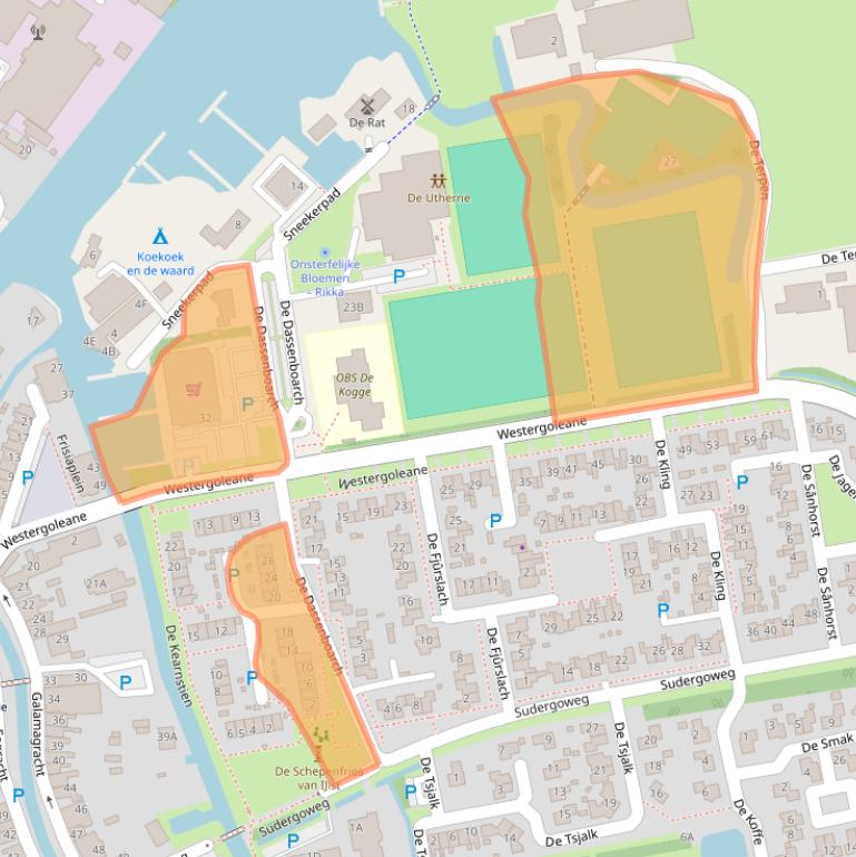 Kaart van postcodegebied 8651BW.