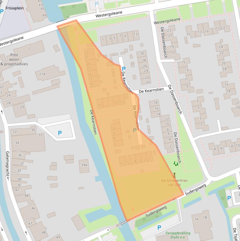 Kaart van postcodegebied 8651BX.