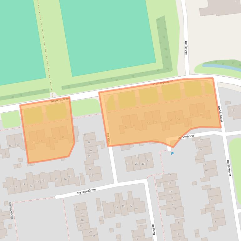 Kaart van postcodegebied 8651CA.