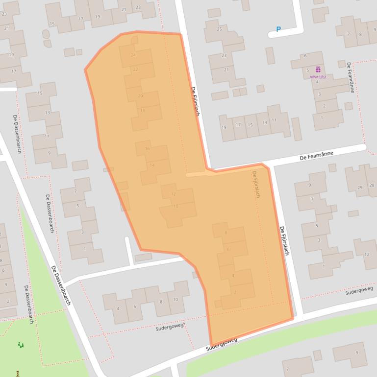 Kaart van postcodegebied 8651CE.