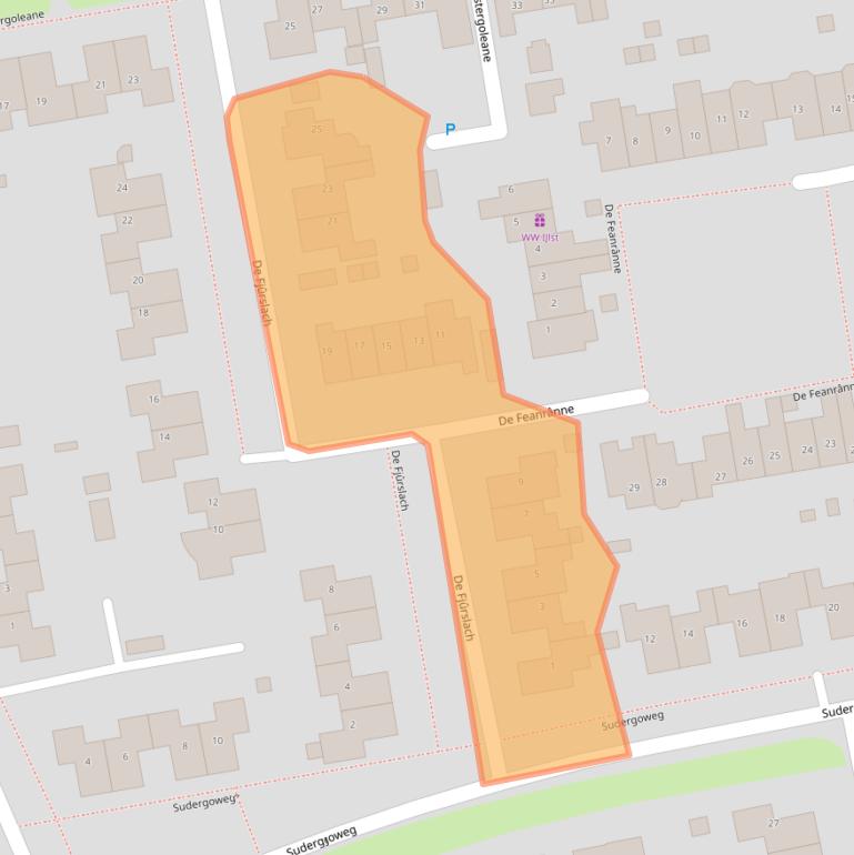 Kaart van postcodegebied 8651CG.