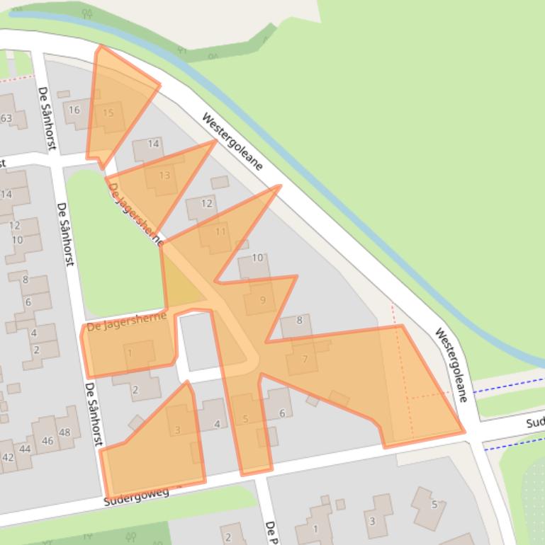 Kaart van postcodegebied 8651CJ.