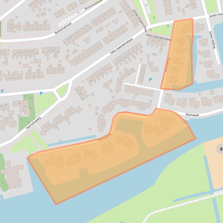 Kaart van postcodegebied 8651CP.