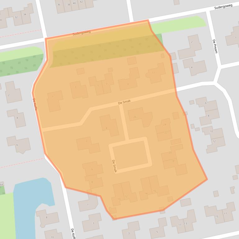 Kaart van postcodegebied 8651CR.