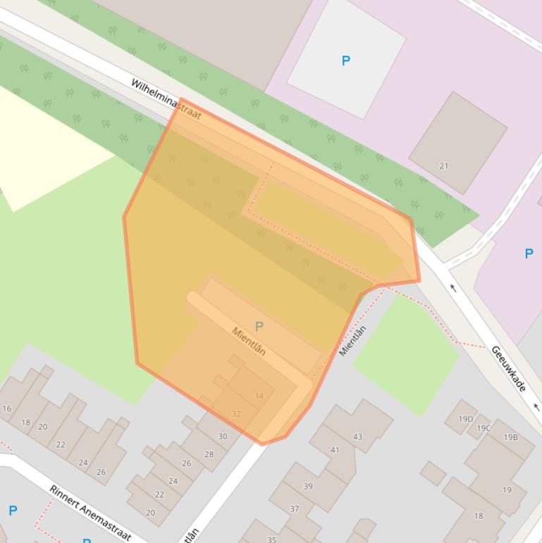 Kaart van postcodegebied 8651DC.