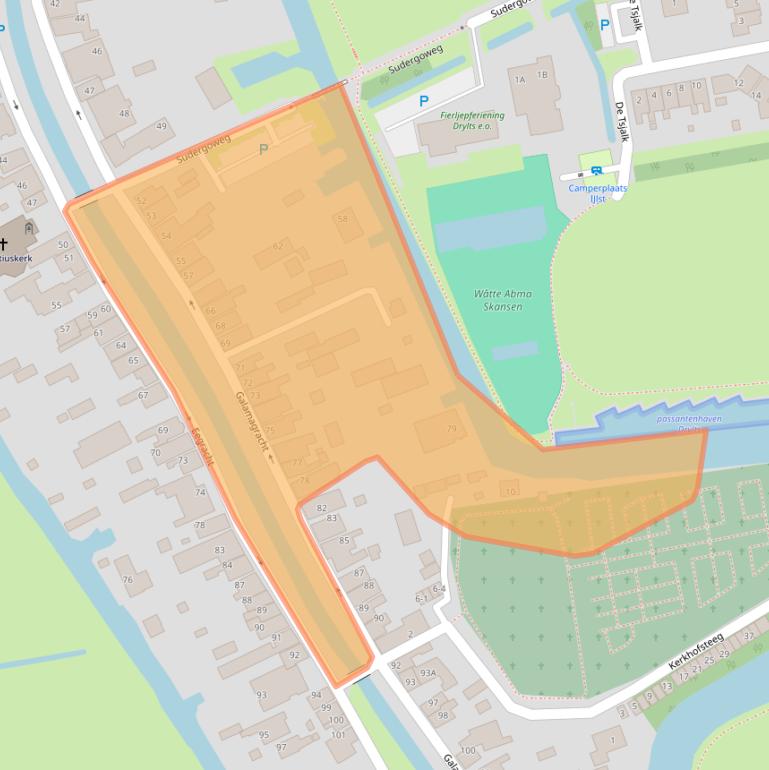 Kaart van postcodegebied 8651ED.