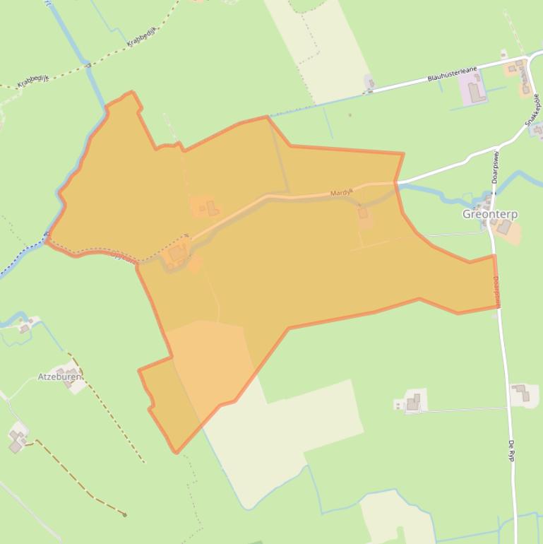 Kaart van postcodegebied 8658LH.