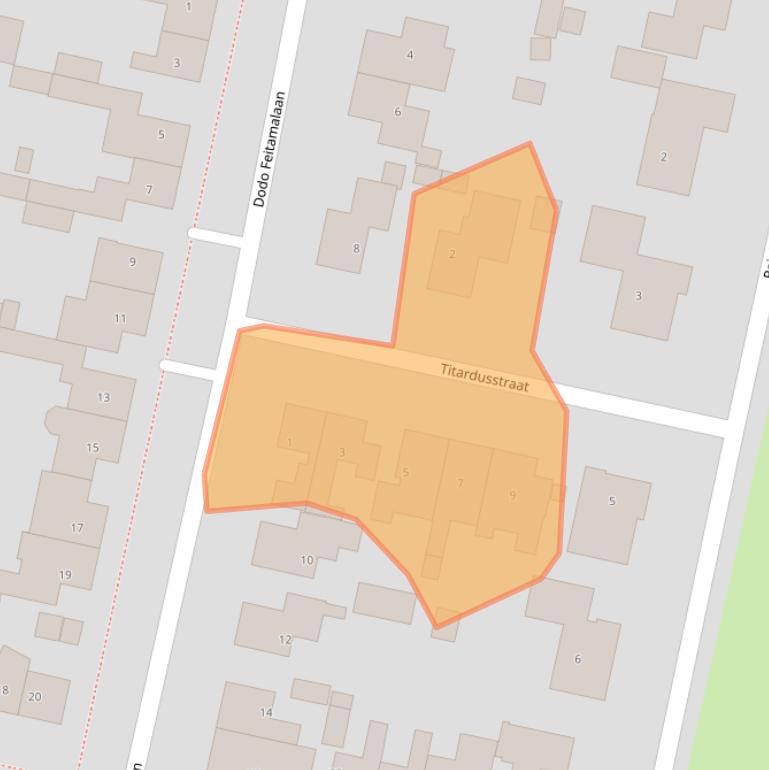 Kaart van postcodegebied 8701AB.