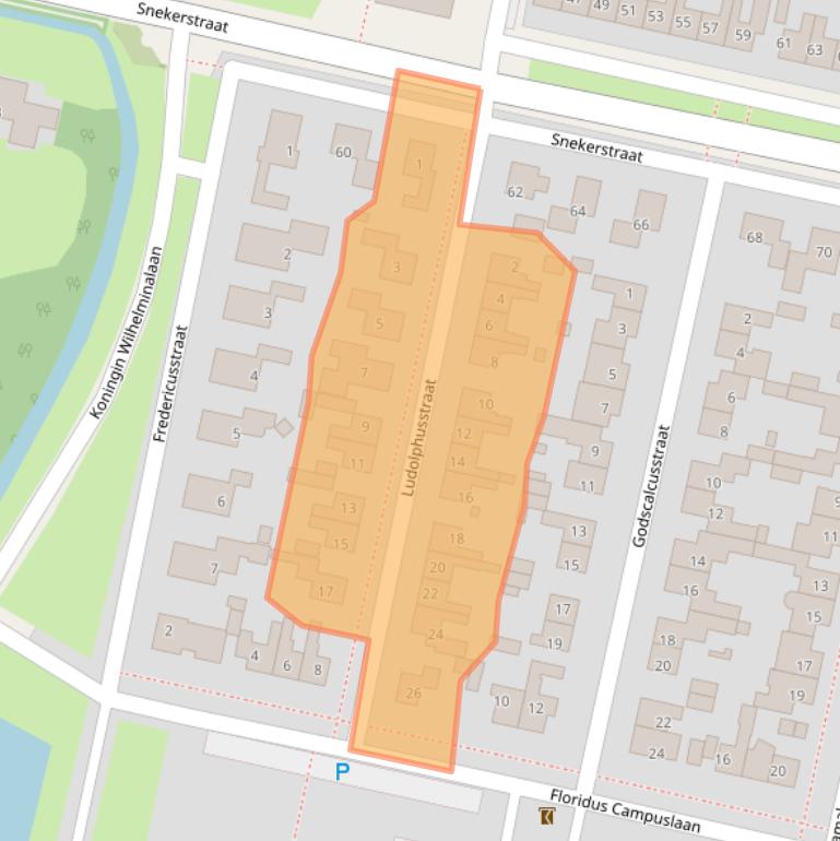 Kaart van postcodegebied 8701AH.