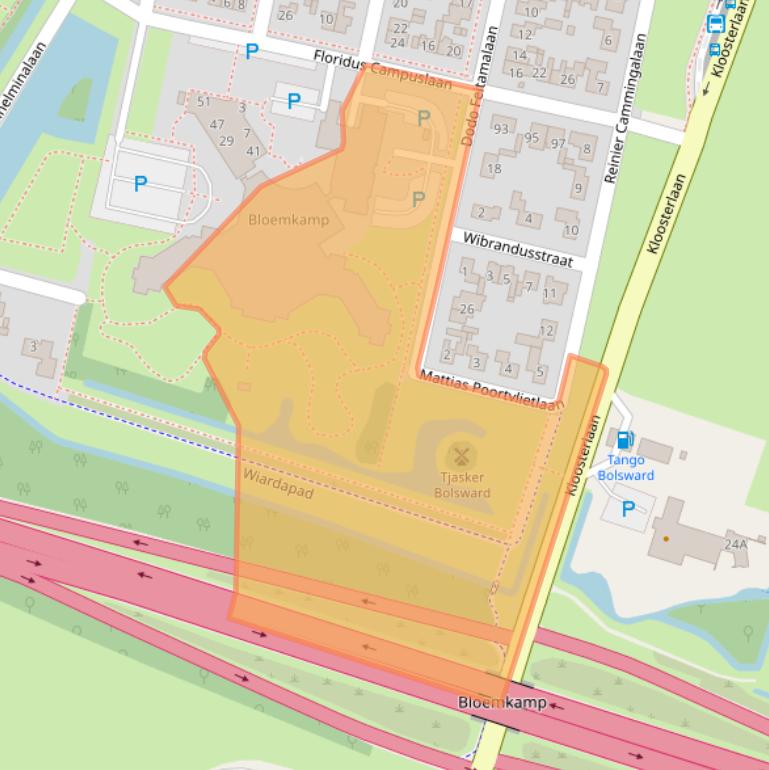 Kaart van postcodegebied 8701AK.