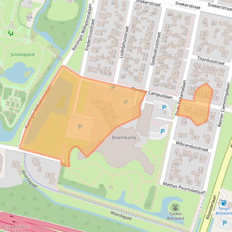 Kaart van postcodegebied 8701AL.