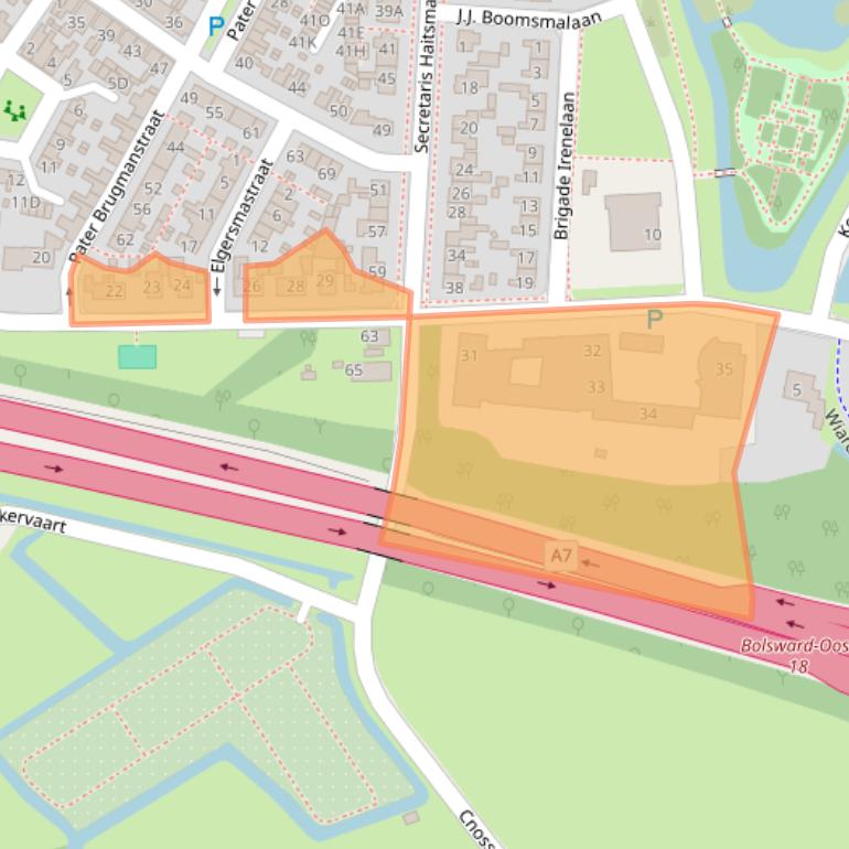 Kaart van postcodegebied 8701AP.