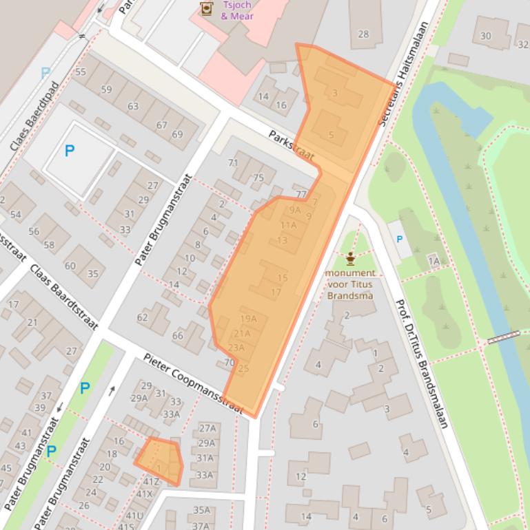 Kaart van postcodegebied 8701AV.