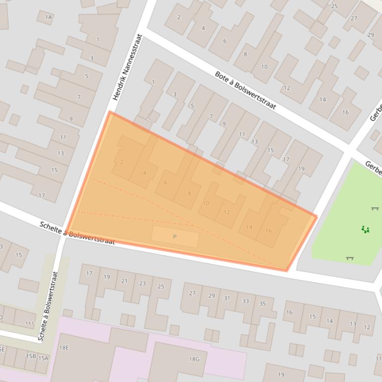 Kaart van postcodegebied 8701CC.