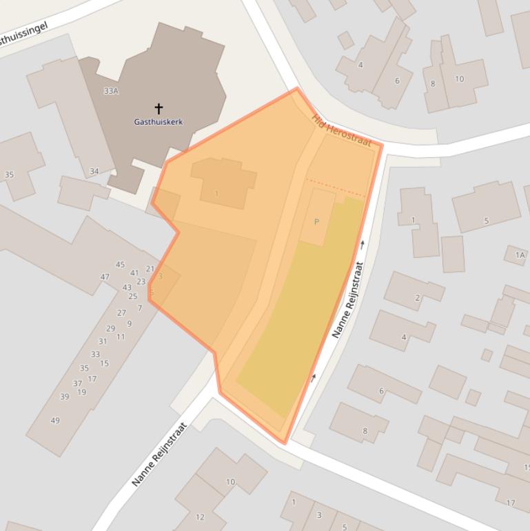 Kaart van postcodegebied 8701CE.