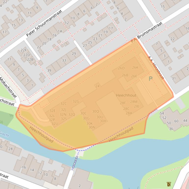 Kaart van postcodegebied 8701CP.