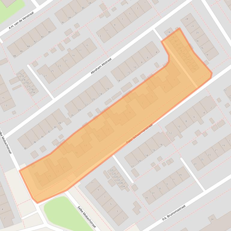 Kaart van postcodegebied 8701CW.