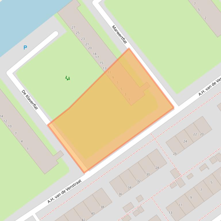 Kaart van postcodegebied 8701DL.