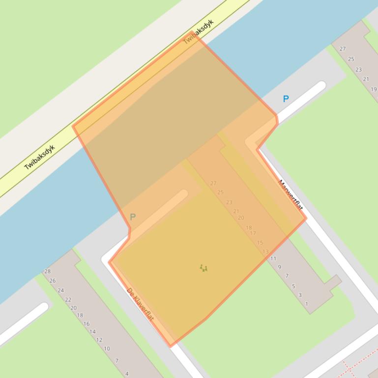 Kaart van postcodegebied 8701DM.