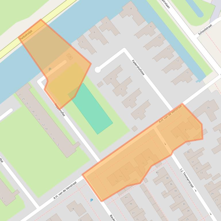 Kaart van postcodegebied 8701DR.