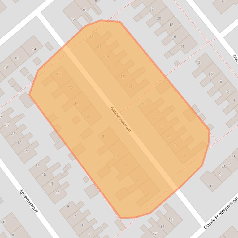 Kaart van postcodegebied 8701EE.