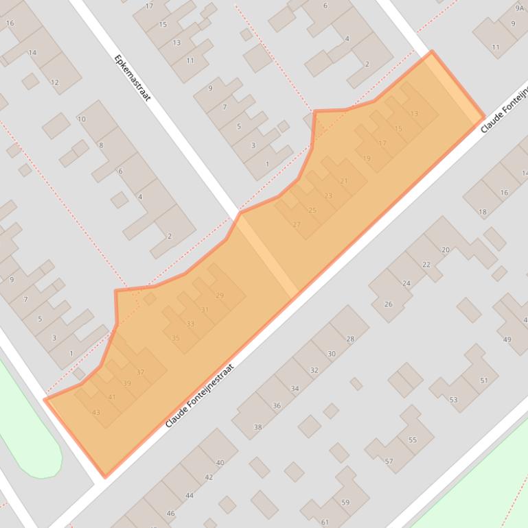 Kaart van postcodegebied 8701EK.