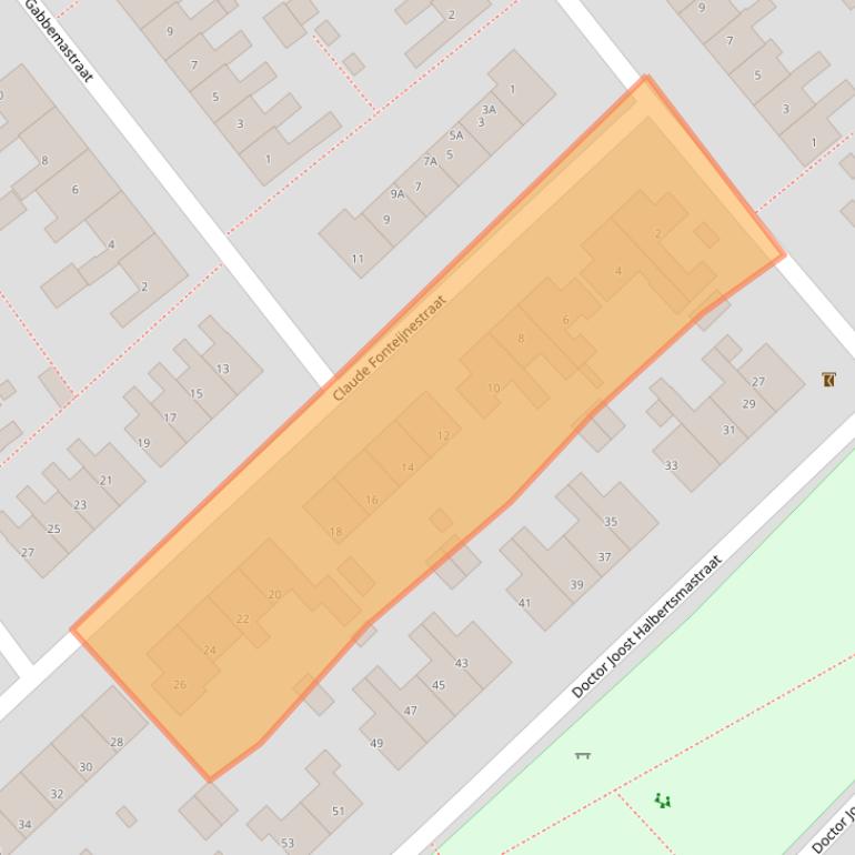 Kaart van postcodegebied 8701EL.