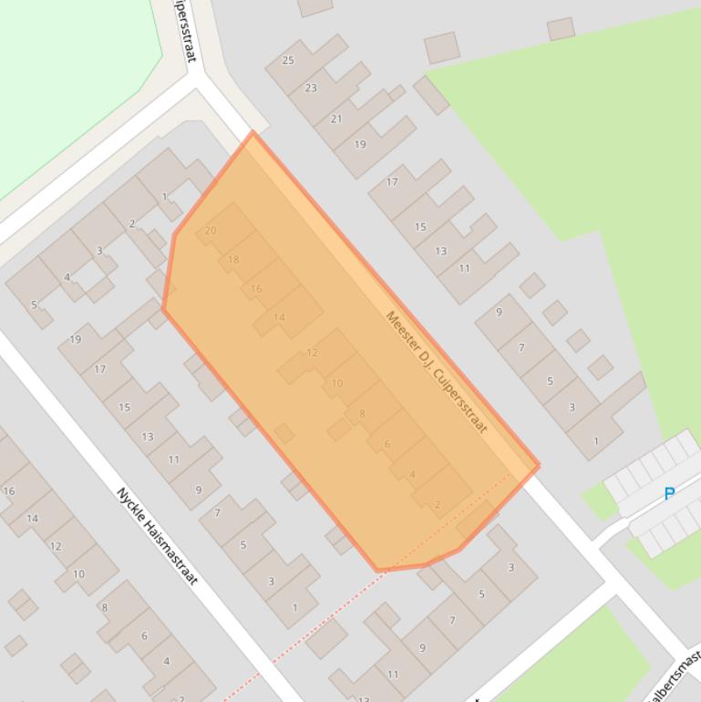 Kaart van postcodegebied 8701ES.