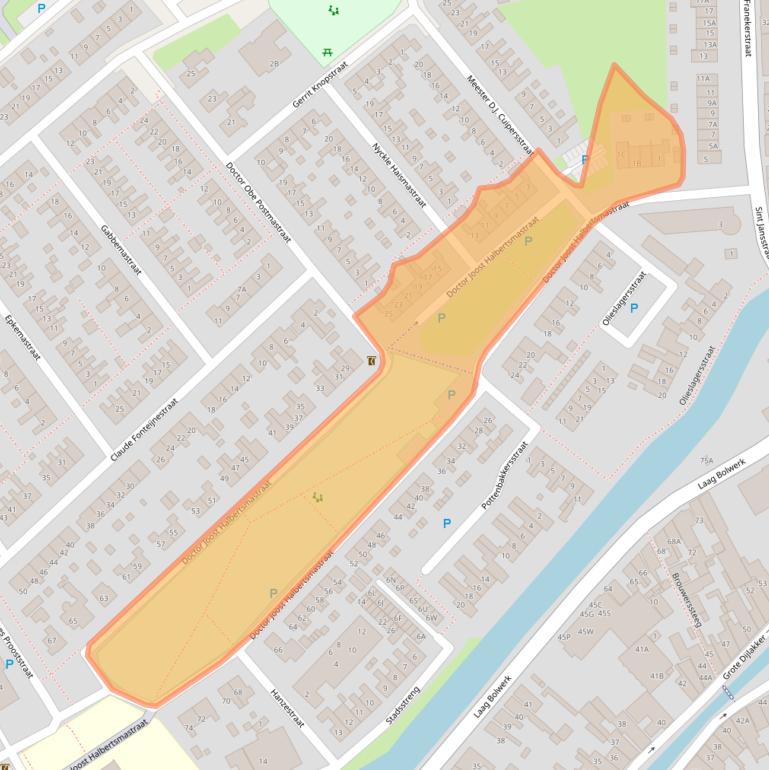 Kaart van postcodegebied 8701ET.