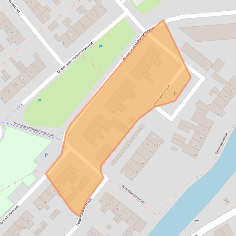 Kaart van postcodegebied 8701EX.