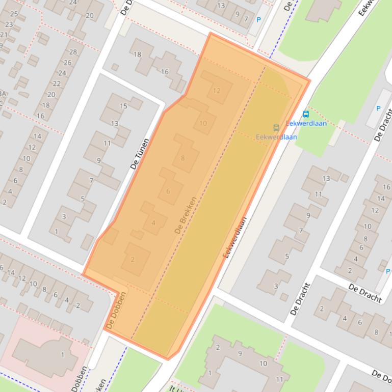 Kaart van postcodegebied 8701GE.