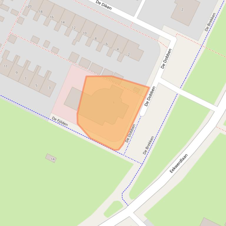 Kaart van postcodegebied 8701GG.