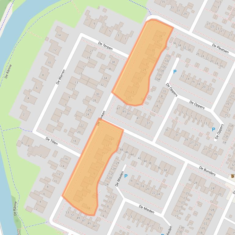 Kaart van postcodegebied 8701GT.