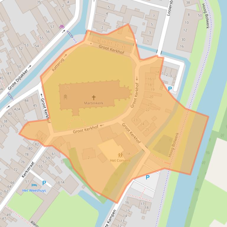 Kaart van postcodegebied 8701HG.